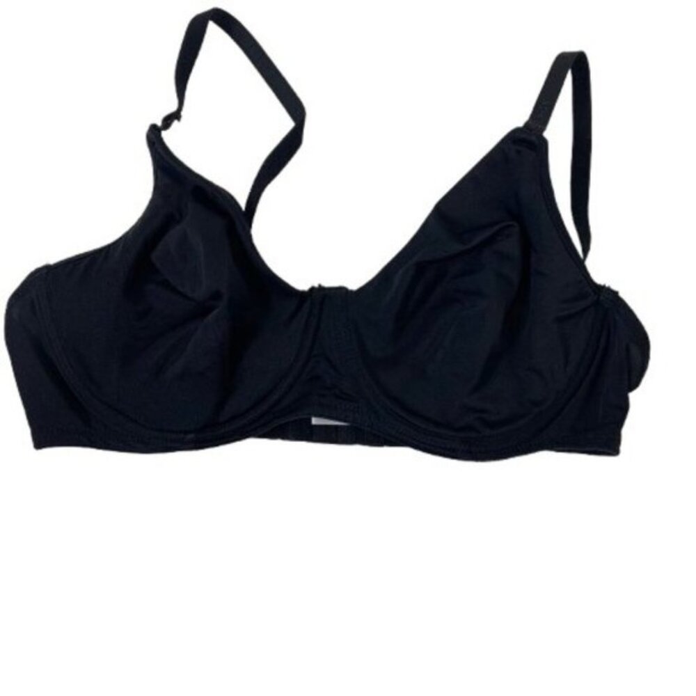 Ellen Tracy Lightly Lined Underwire Bra Black Size 38C